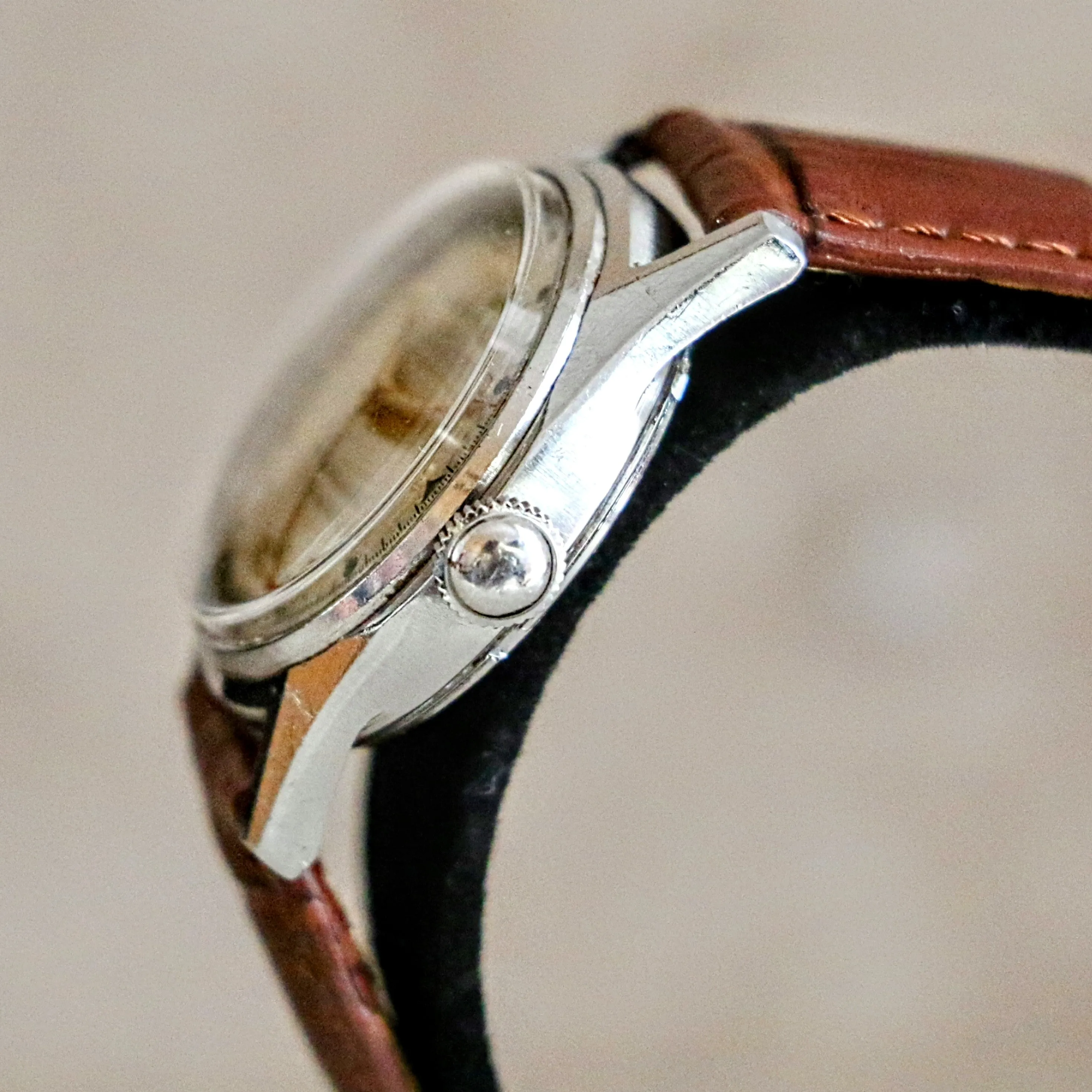 ENGELTON De Luxe Automatic Watch Bidynator FELSA 690 17 Jewels Swiss Wristwatch