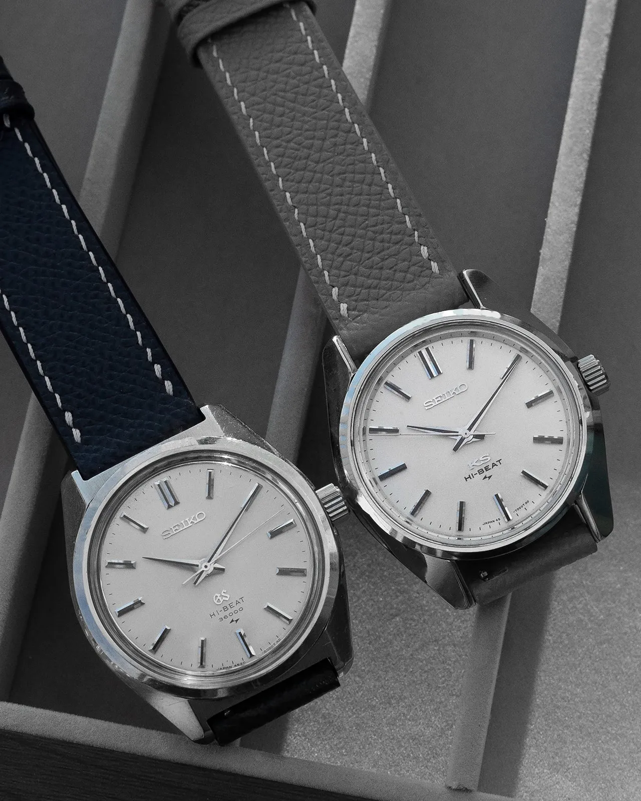Epsom Leather Strap (Mink Grey)