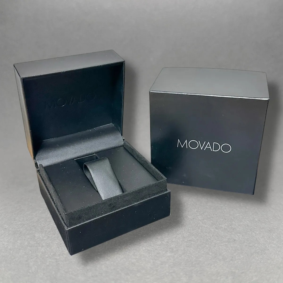 Estate Movado Black Inner & Outer Box (Empty Box)