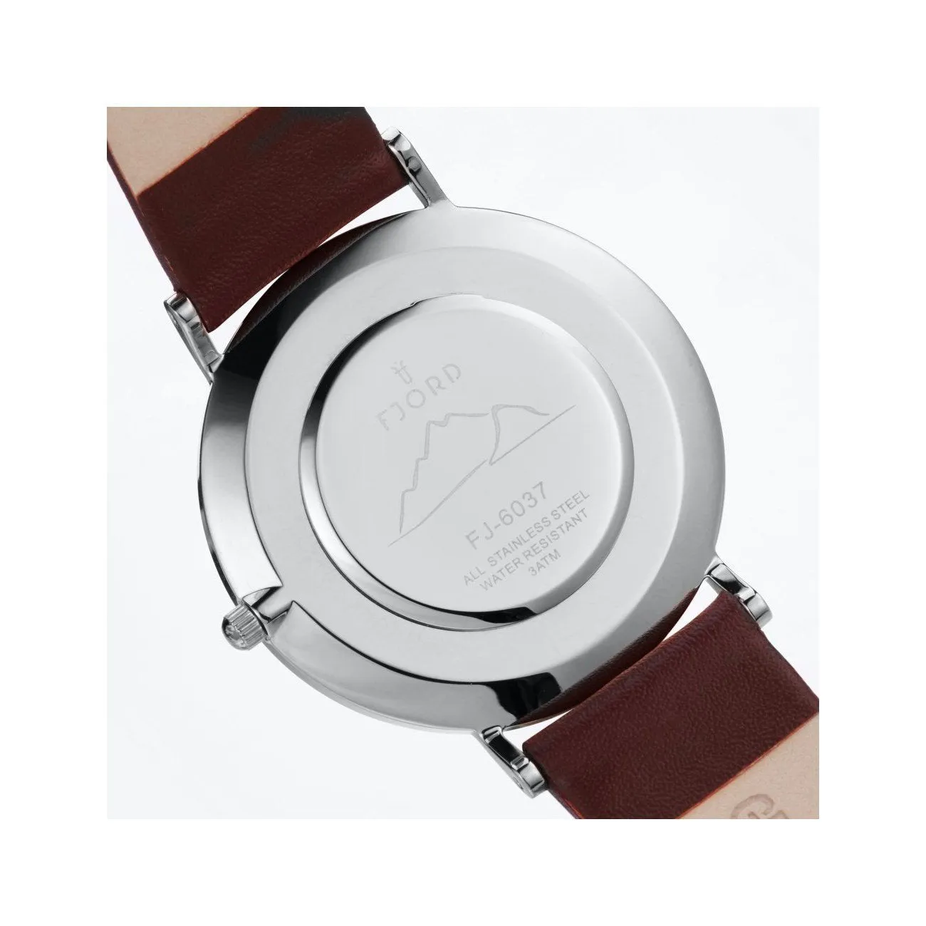 FJORD Brown Leather Watch - FJ-6037-02