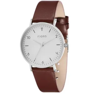 FJORD Brown Leather Watch - FJ-6037-02