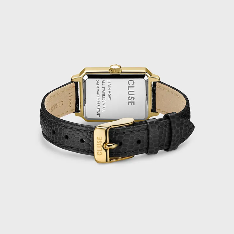 FLUETTE GOLD AND BLACK WATCH