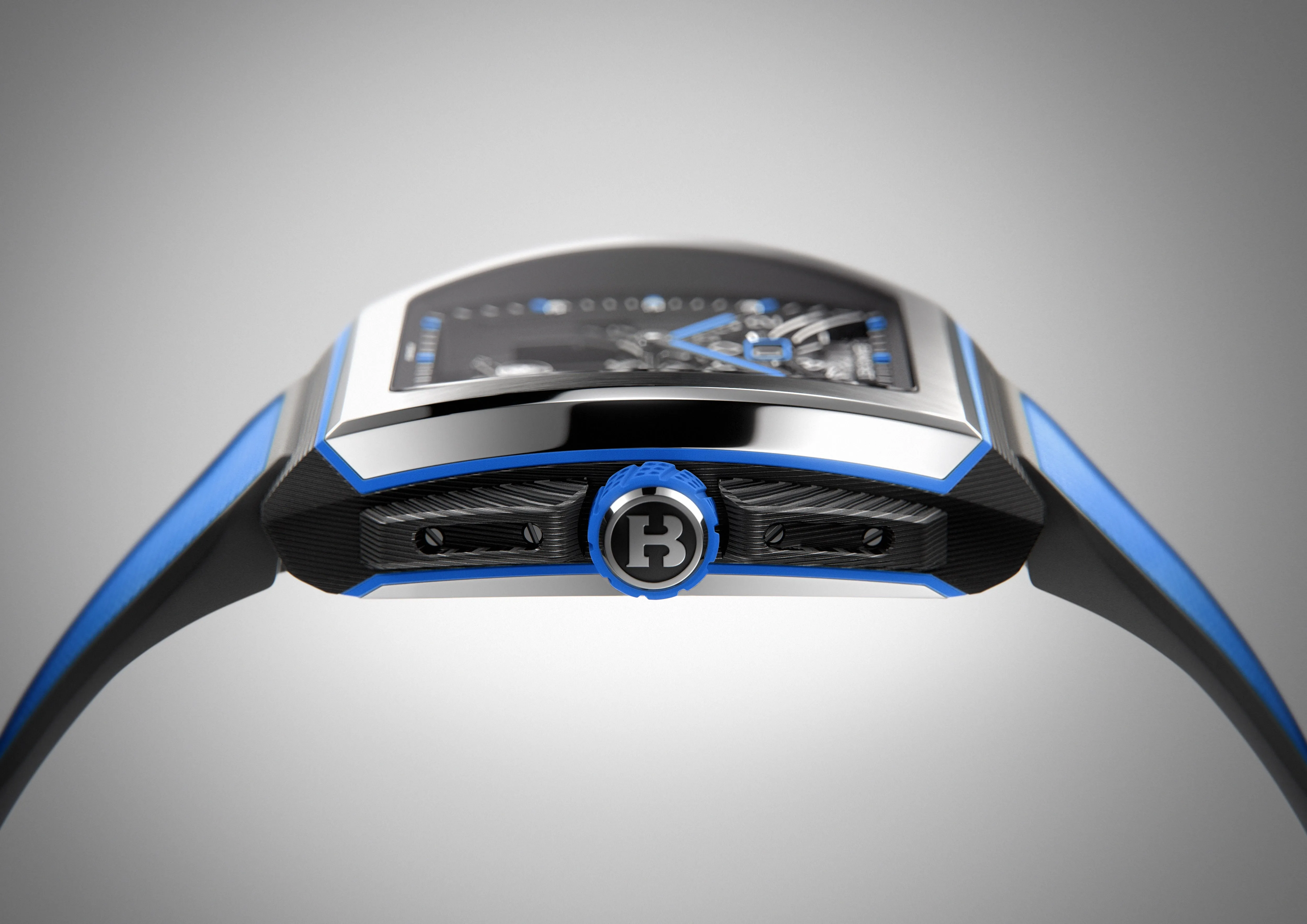 Flying Tourbillon Grande Date B 1.618 Hybrid Blue