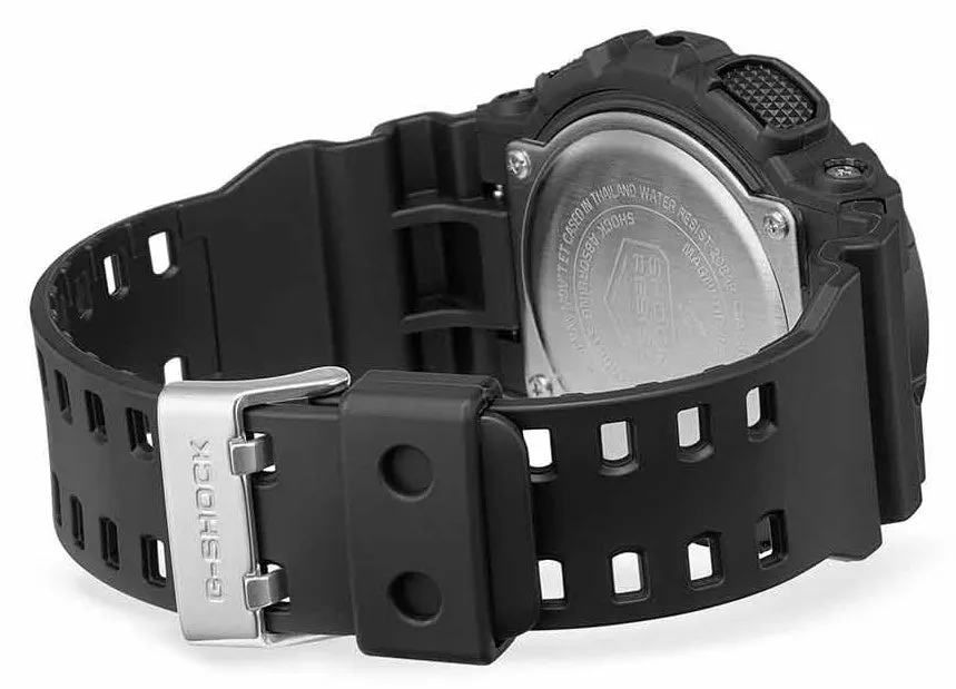 G-Shock GA-100 Black Caution Yellow Mens