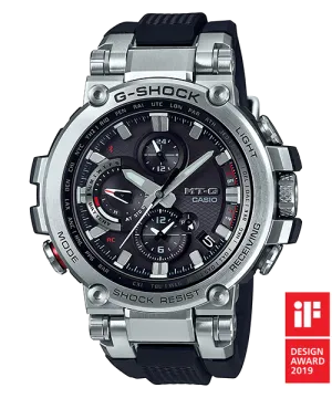 G-Shock MTG Dual Time Black Resin Band Watch MTGB1000-1A