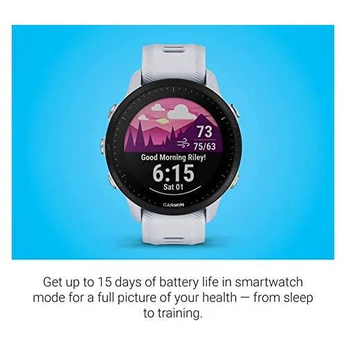 Garmin Forerunner 955 GPS Running Smartwatch - White
