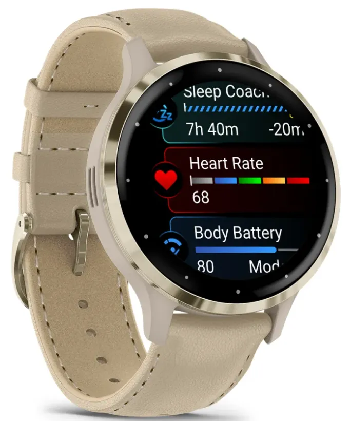 Garmin Venu 3S Soft Gold Smartwatch