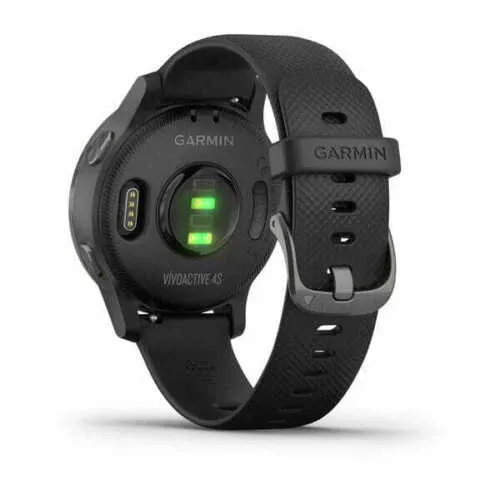 Garmin Vivoactive 4S GPS Running Fitness Smart Multi Sports Watch - Black Slate (Refurbished Grade-C)