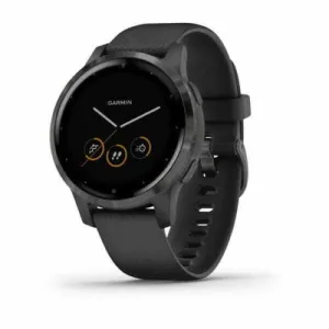 Garmin Vivoactive 4S GPS Running Fitness Smart Multi Sports Watch - Black Slate (Refurbished Grade-C)