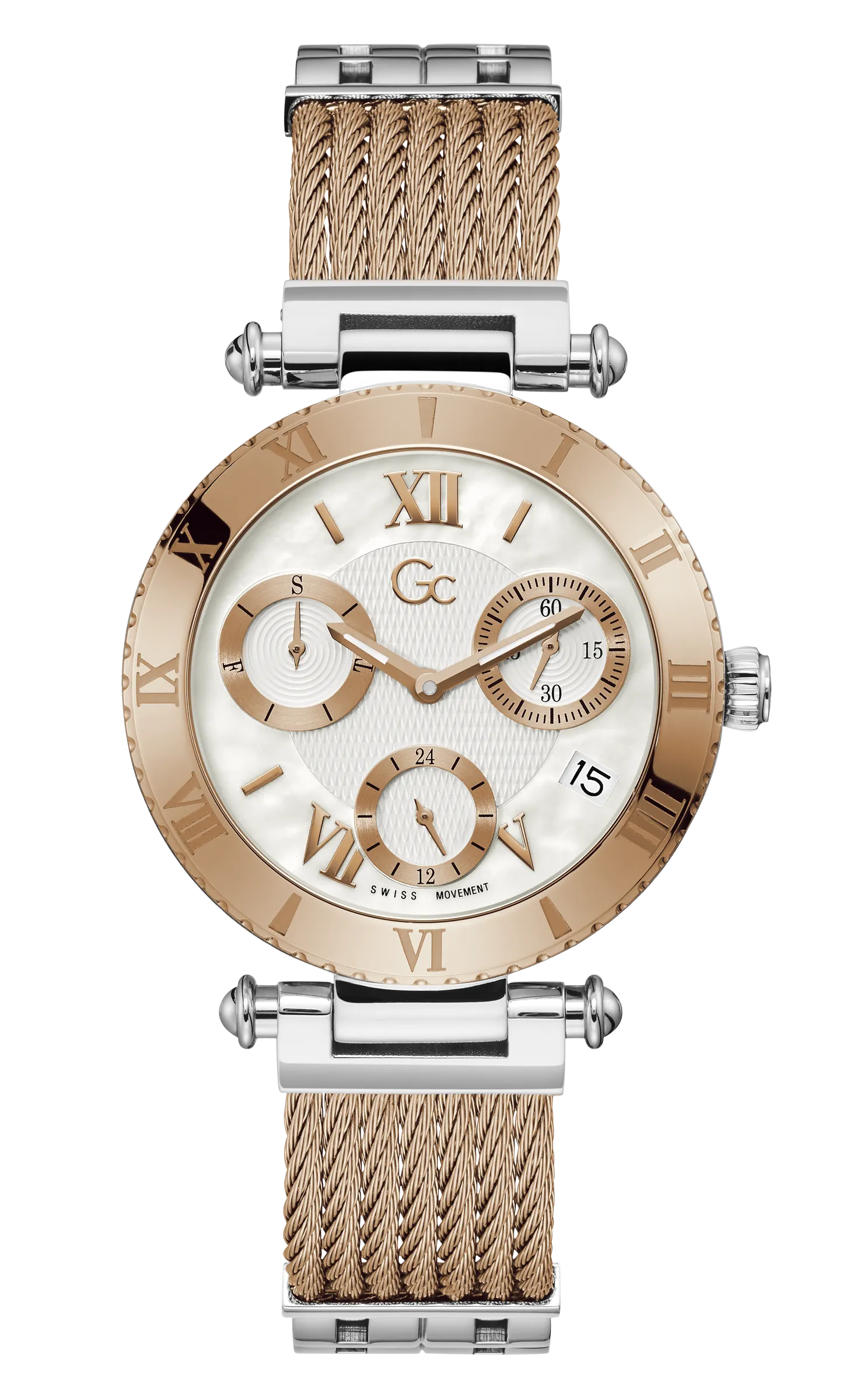 GC White Dial Ladies Watch - Y77002L1MF