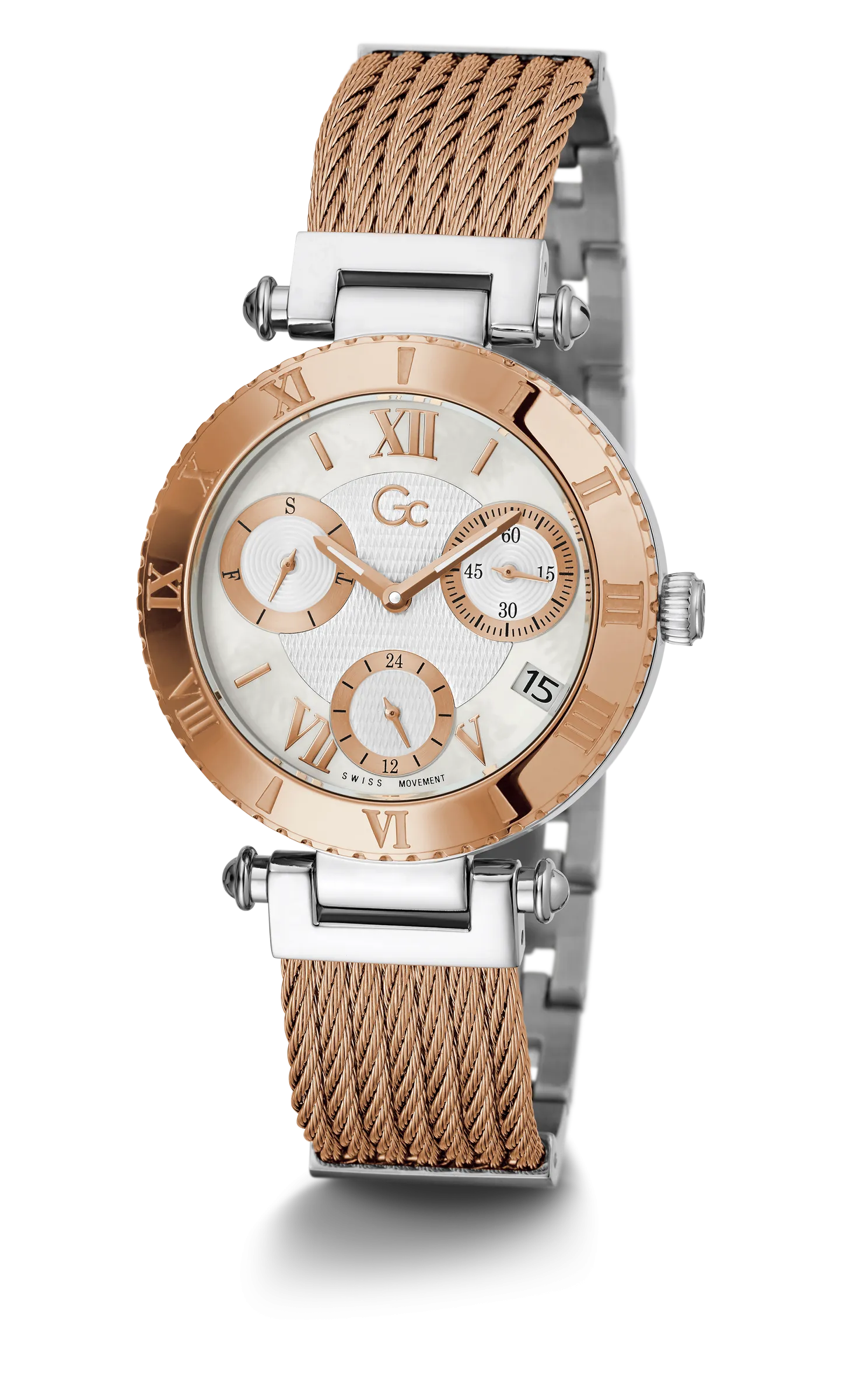 GC White Dial Ladies Watch - Y77002L1MF