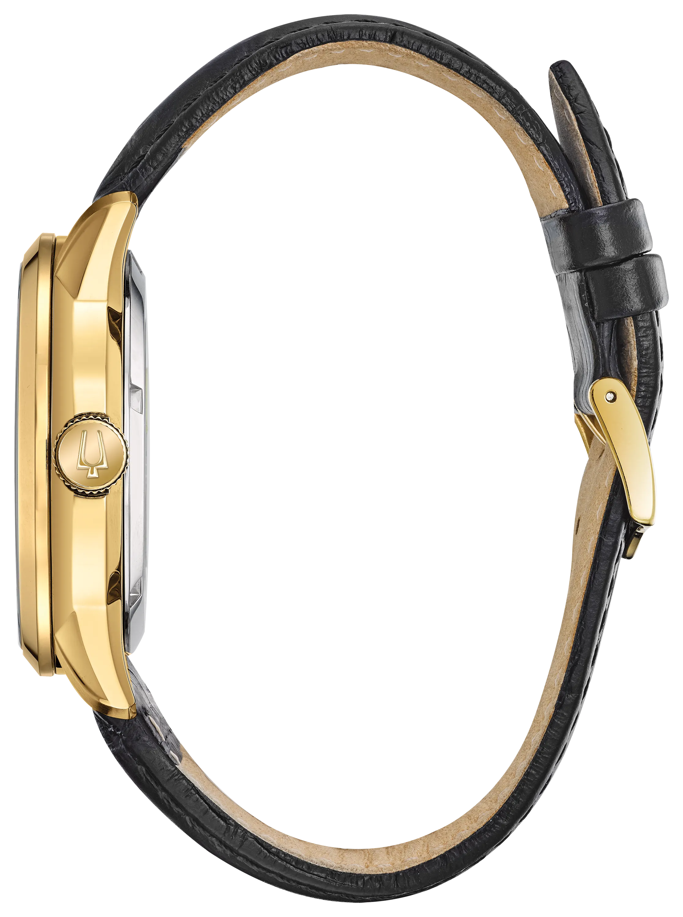 Gents Bulova Gold Sutton Automatic Watch - 97A138