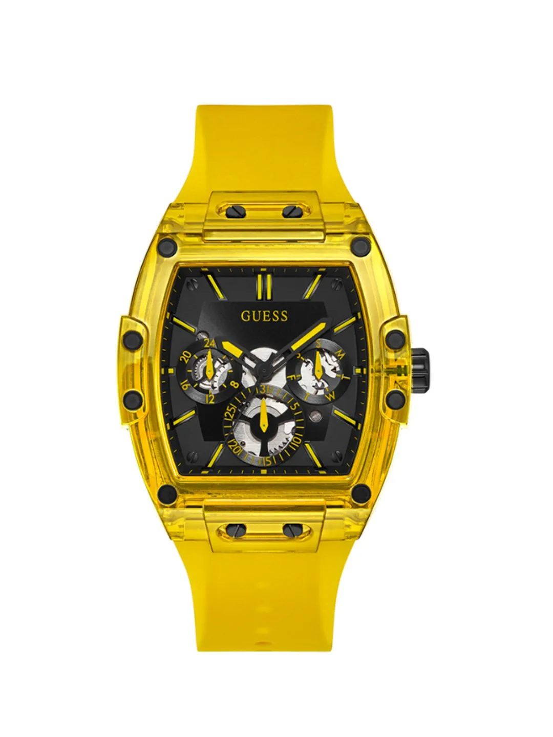 Guess Men Black Dial Analog Watch - GW0203G6