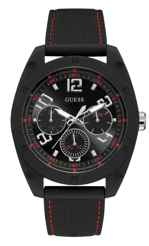 Guess Men Black Dial Analog Watch - W1256G1