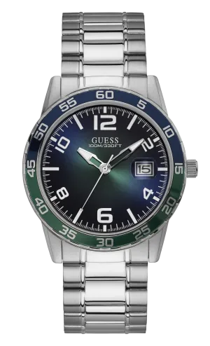Guess Mens White/Color Date Watch - W1172G2