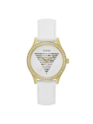 Guess White Dial Women Analog Watch - GW0596L1