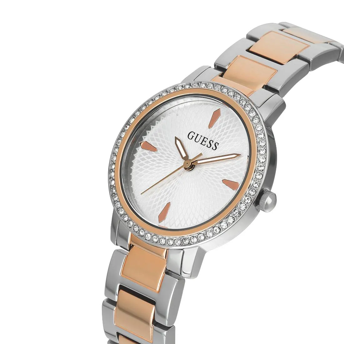 Guess Women 34 mm Silver Dial Analog Watch- U1405L3M