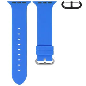 GULFSTREAM BLUE RUBBER STRAP FOR APPLE WATCH