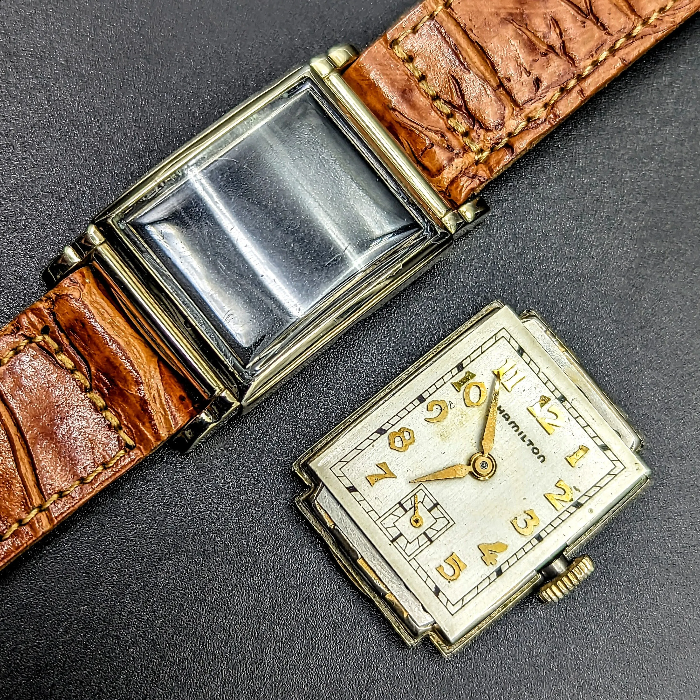 HAMILTON 1948 Eaton Watch Cal. 980 17 Jewels U.S.A. Made Wristwatch