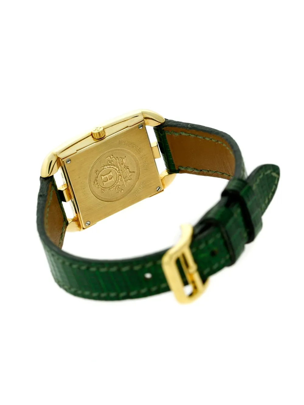 Hermes Yellow Gold Cape Cod Wristwatch
