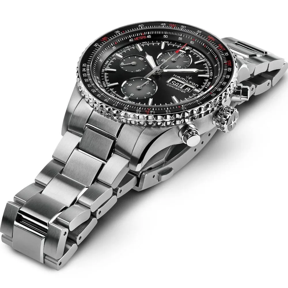 HML Watch Khaki Aviation Converter Auto Chrono D