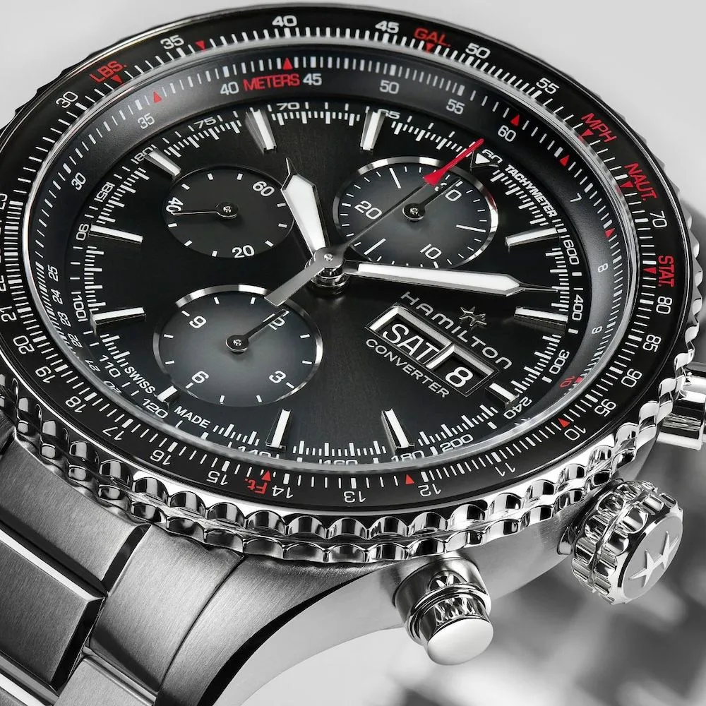 HML Watch Khaki Aviation Converter Auto Chrono D