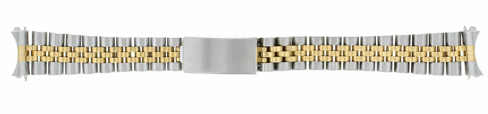 JUBILEE WATCH BAND BRACELET MIDSIZE FOR 31MM ROLEX 17MM LUGS GOLD/SS TWO TONE
