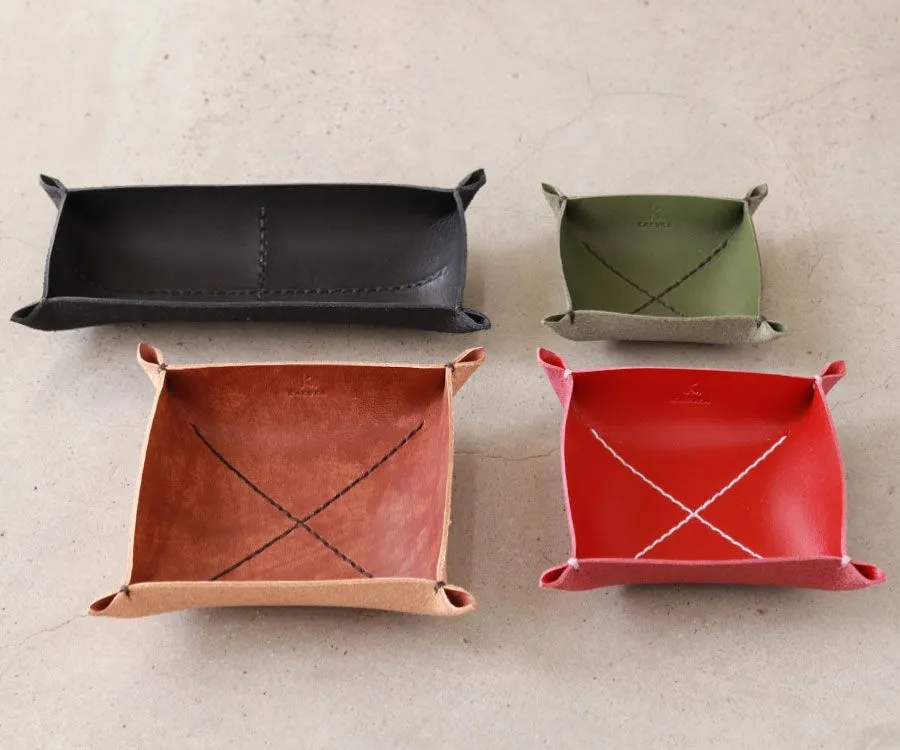 KAKURA leather tray, pen & glasses