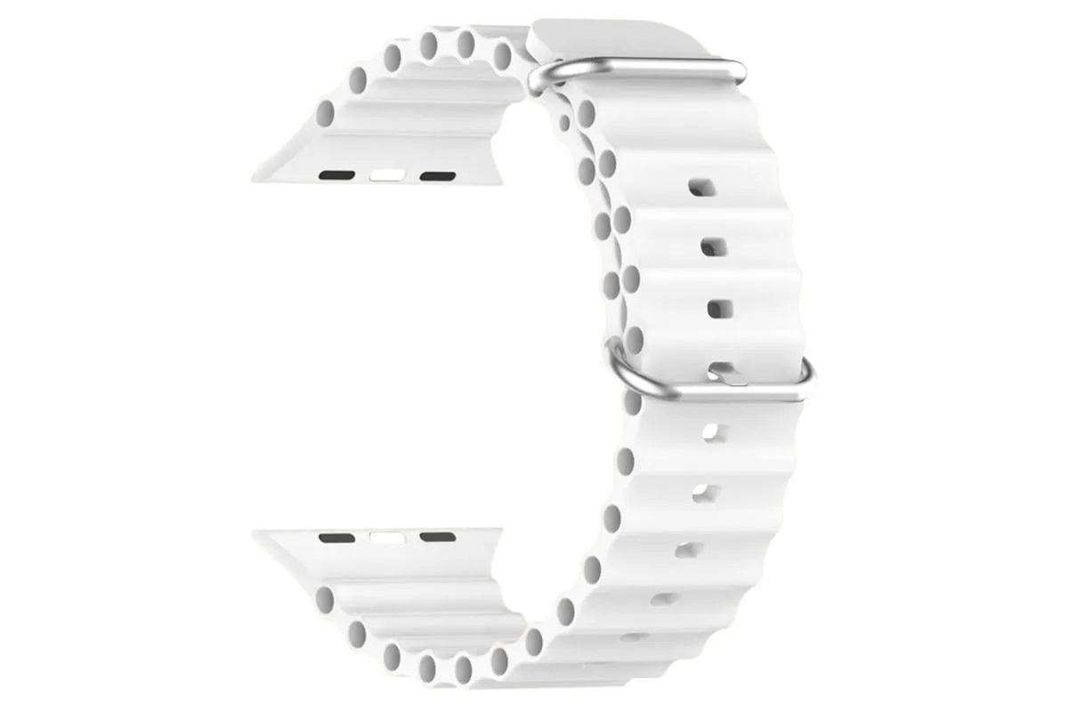 Ksix Interchangeable Silicone Strap | White
