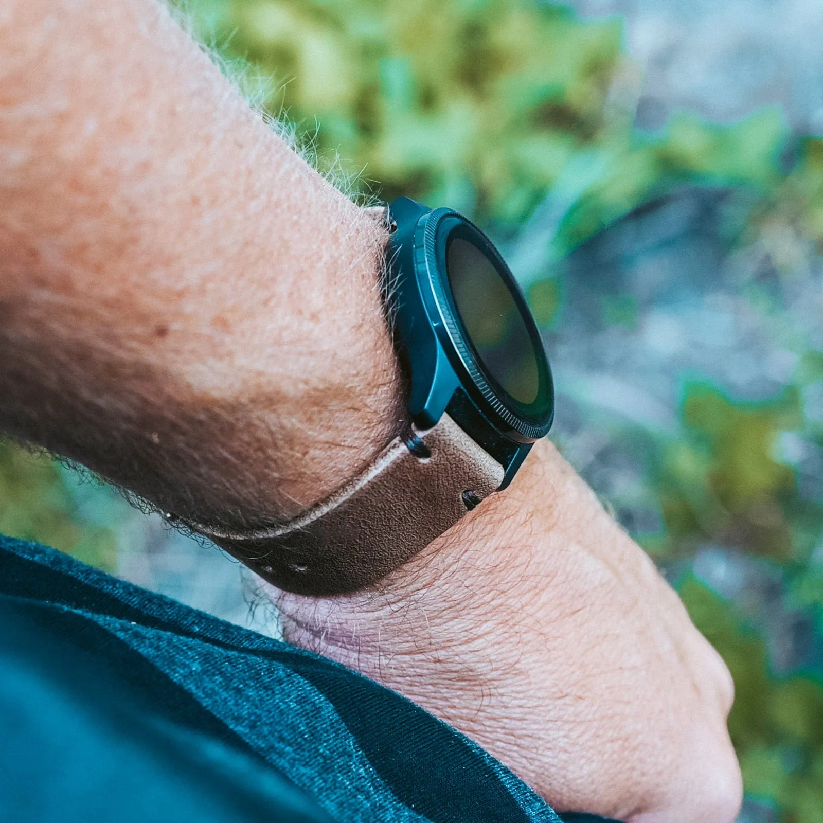 Leather Garmin Watch Band