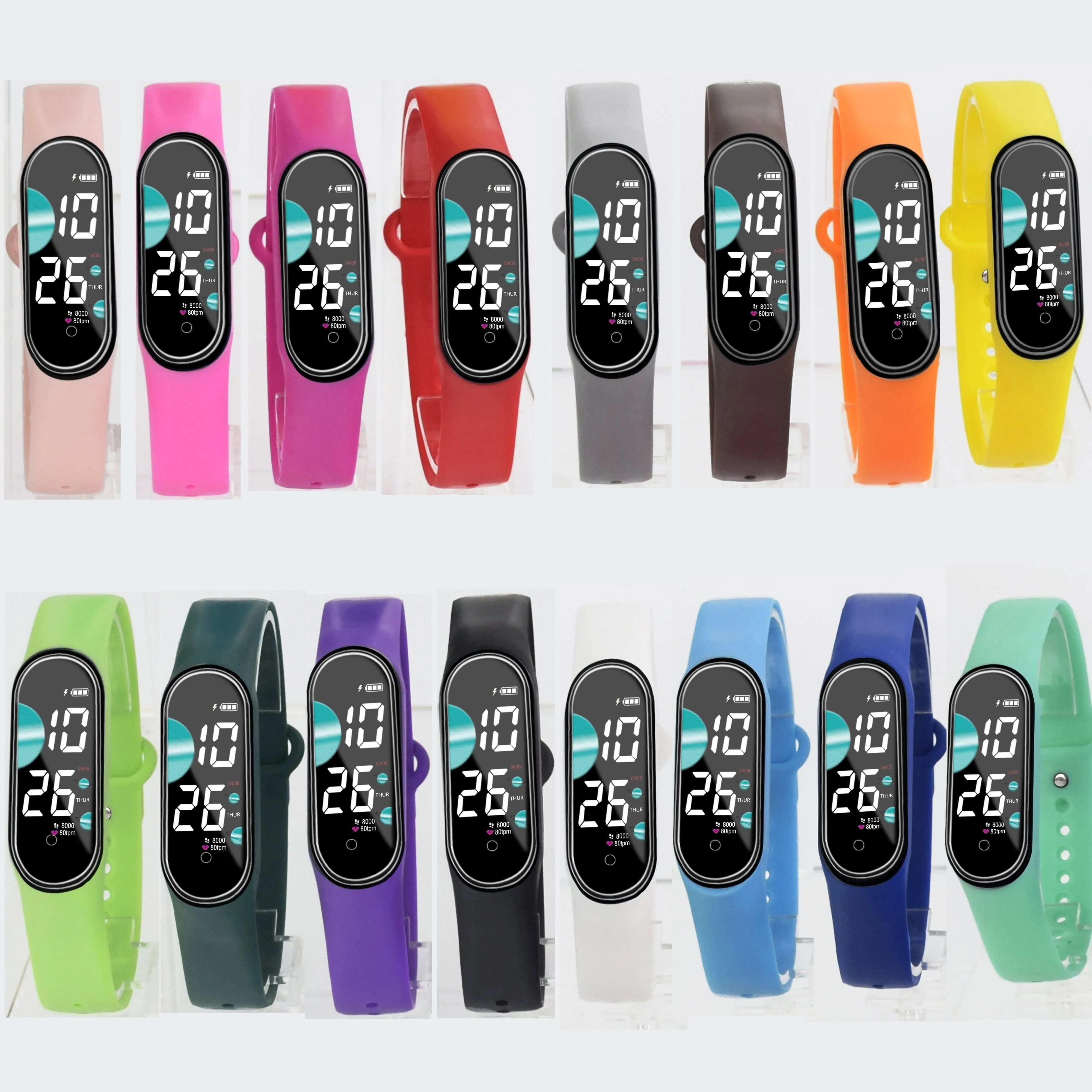 LED Touch Screen Digital Sports Watch – For All Ages