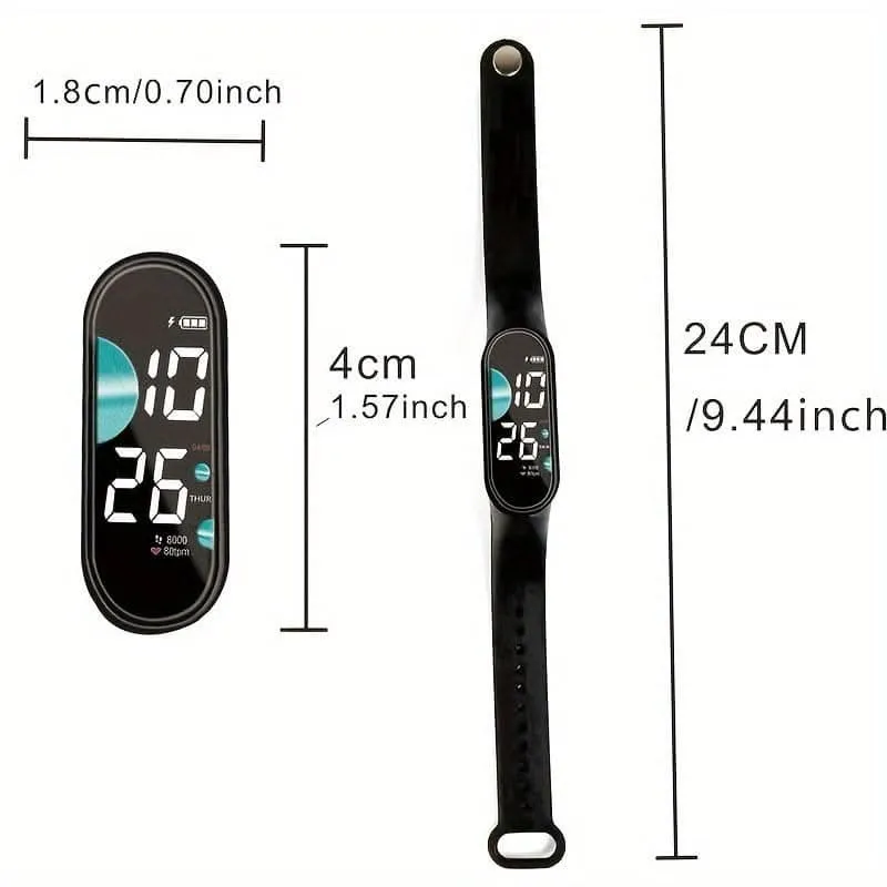 LED Touch Screen Digital Sports Watch – For All Ages