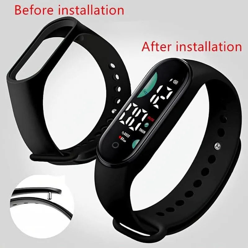 LED Touch Screen Digital Sports Watch – For All Ages