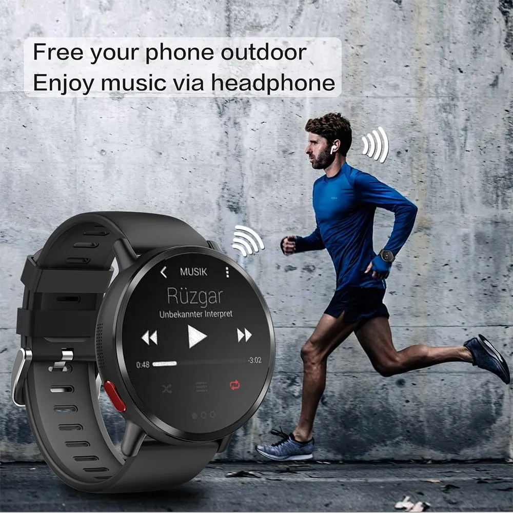 LEMFO LEM X Smart Watch 4G Android 7.1 8MP Camera GPS 900Mah Battery Replacement Strap 2.03 inch 640*590 Screen Android Men LEMX
