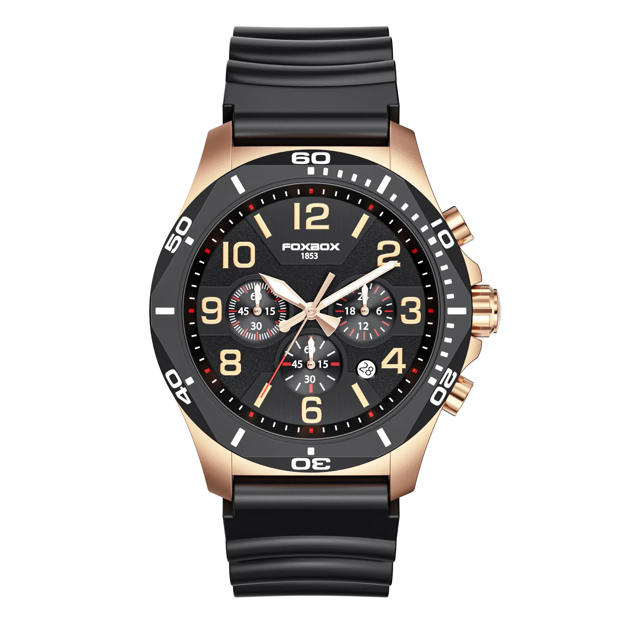 LIGE Luxury Watch Mens Waterproof Sport Quartz   Chronograph FB0040