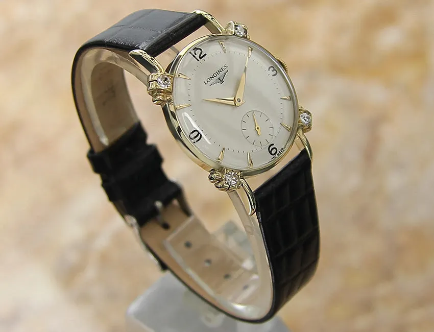 Longines Diamonds 14k Gold Men's Watch