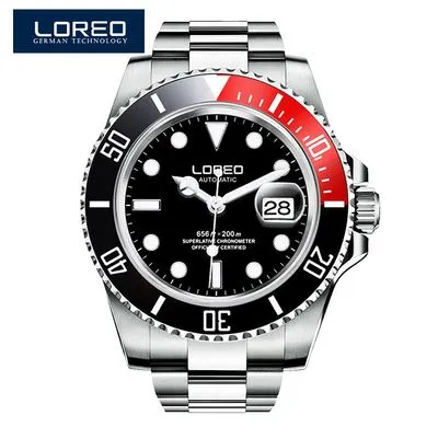 LOREO Mens Diving Watch
