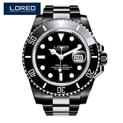 LOREO Mens Diving Watch