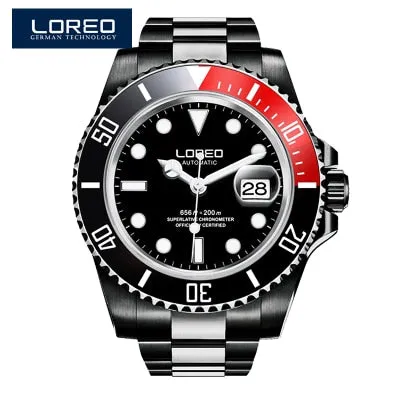 LOREO Mens Diving Watch