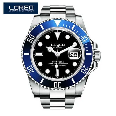 LOREO Mens Diving Watch
