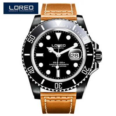 LOREO Mens Diving Watch