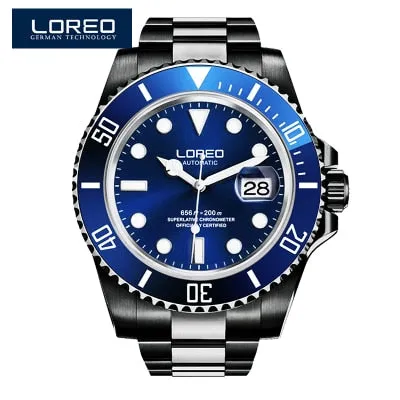 LOREO Mens Diving Watch