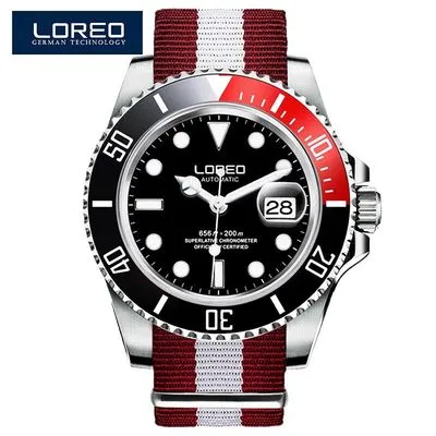 LOREO Mens Diving Watch