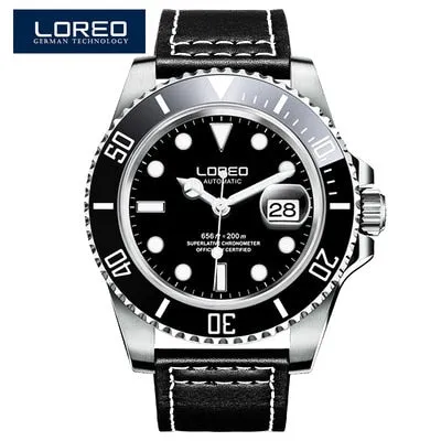 LOREO Mens Diving Watch