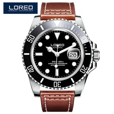 LOREO Mens Diving Watch