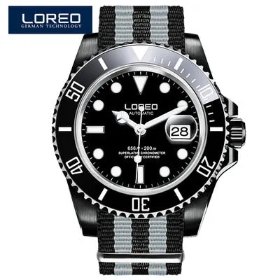 LOREO Mens Diving Watch