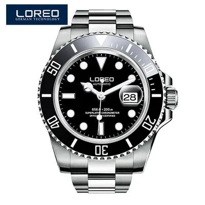 LOREO Mens Diving Watch