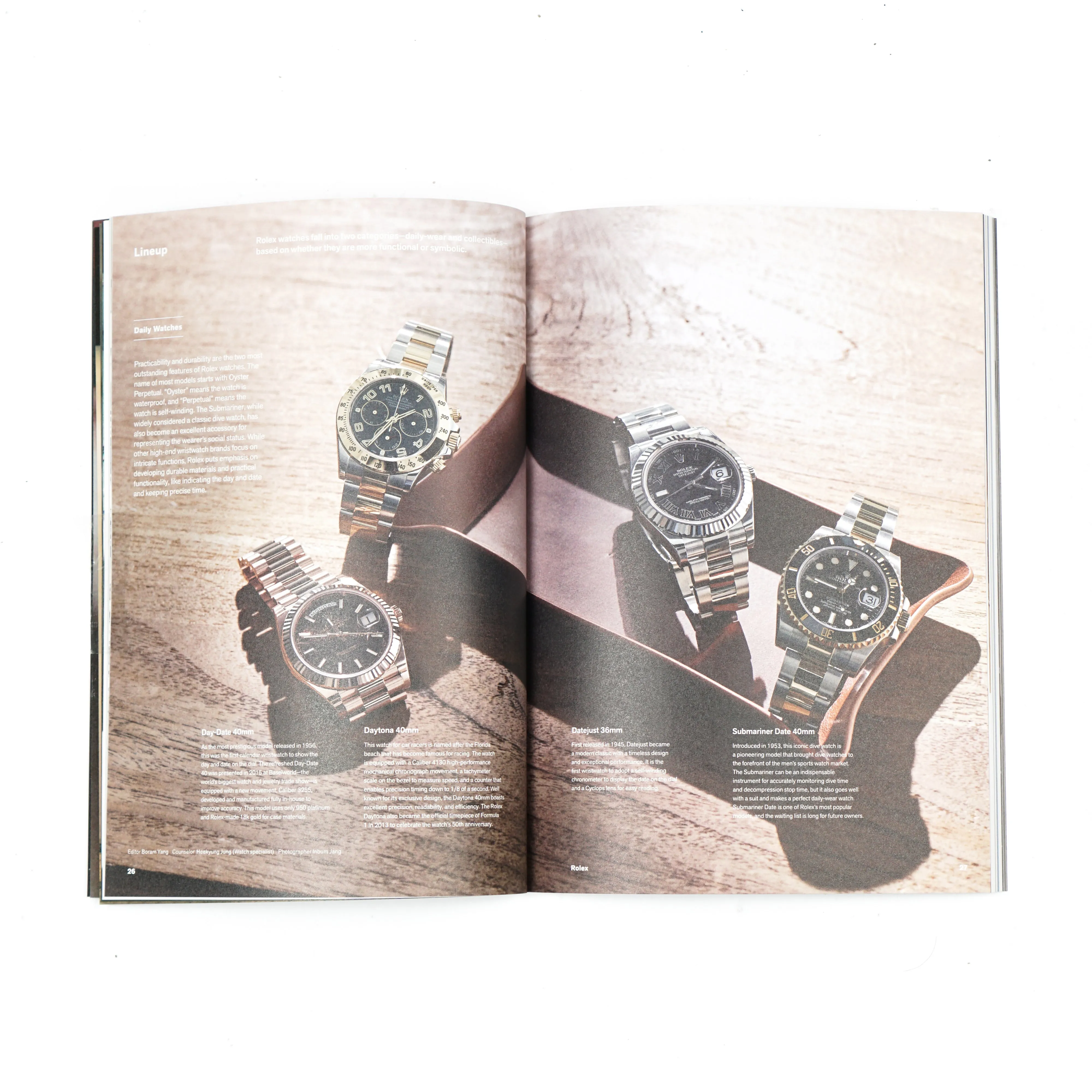 MAGAZINE B: ROLEX