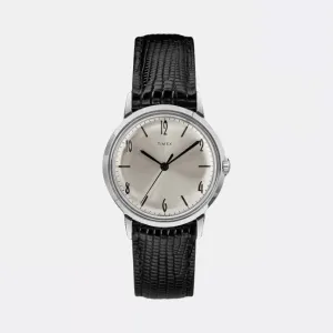 Marlin Hand-Wound 34mm Leather Strap Watch