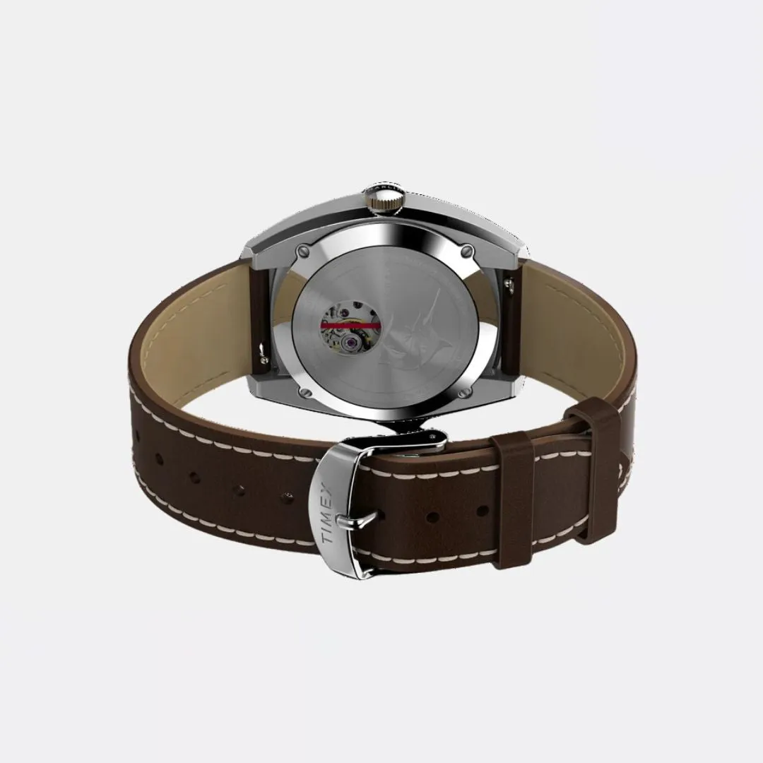 Marlin Sub-Dial Automatic 39mm Leather Strap Watch